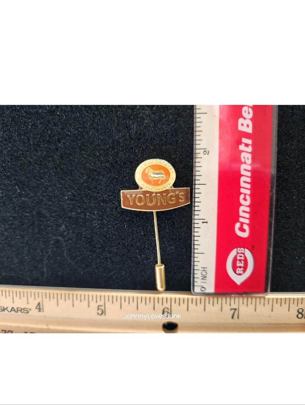 Vintage Young & Company The Ram Brewery Lapel Stick Pin Wandsworth London